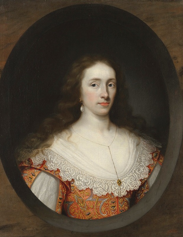Cornelis Jonson van Ceulen - Portrait of a lady, traditionally identified as Mary Chetwynd (d.1637)