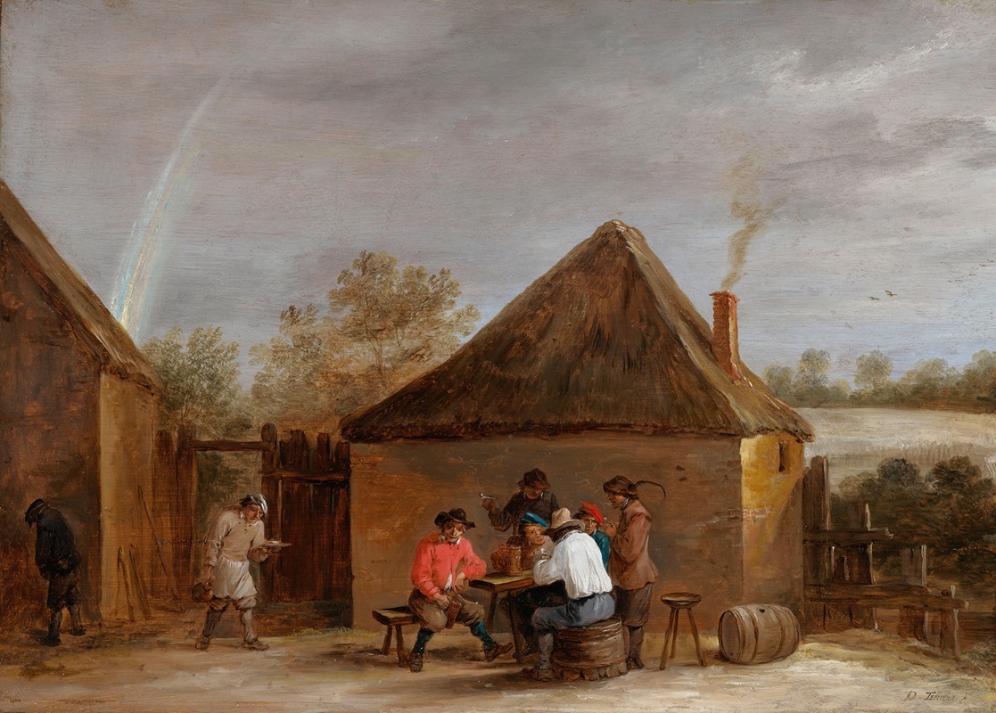 David Teniers The Younger - Village Scene
