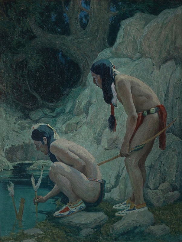 Eanger Irving Couse - Sacred Waters