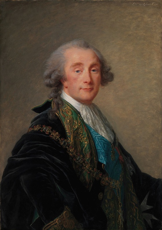 Elisabeth Louise Vigée Le Brun - Alexandre Charles Emmanuel de Crussol-Florensac (1743–1815)