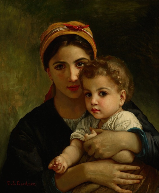 Elizabeth Jane Gardner Bouguereau - Copy of ‘Young Girl and Child’