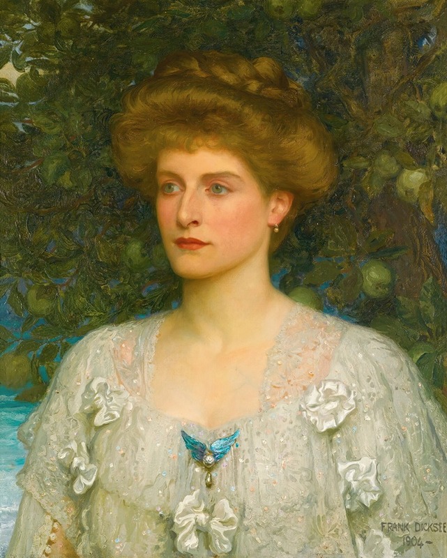 Frank Dicksee - Portrait Of Susannah Pearson