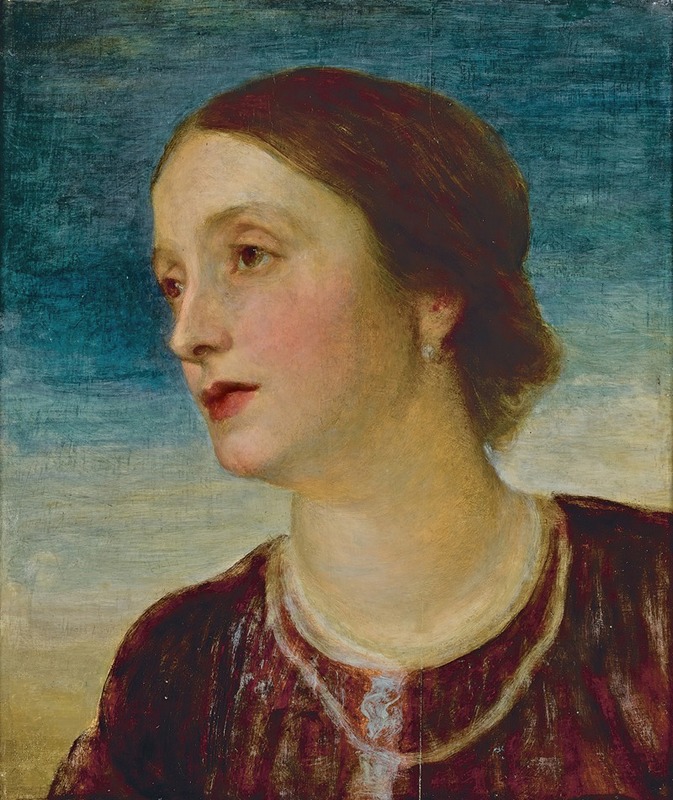 George Frederic Watts - Portrait of The Countess Somers