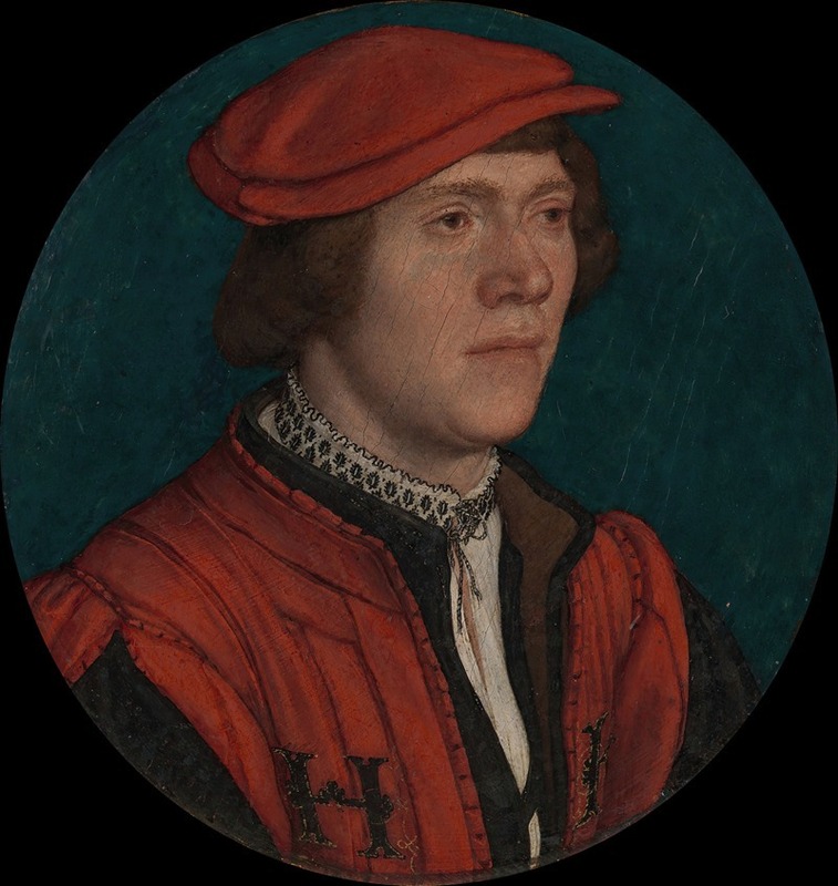Hans Holbein The Younger - Portrait of a Man in a Red Cap