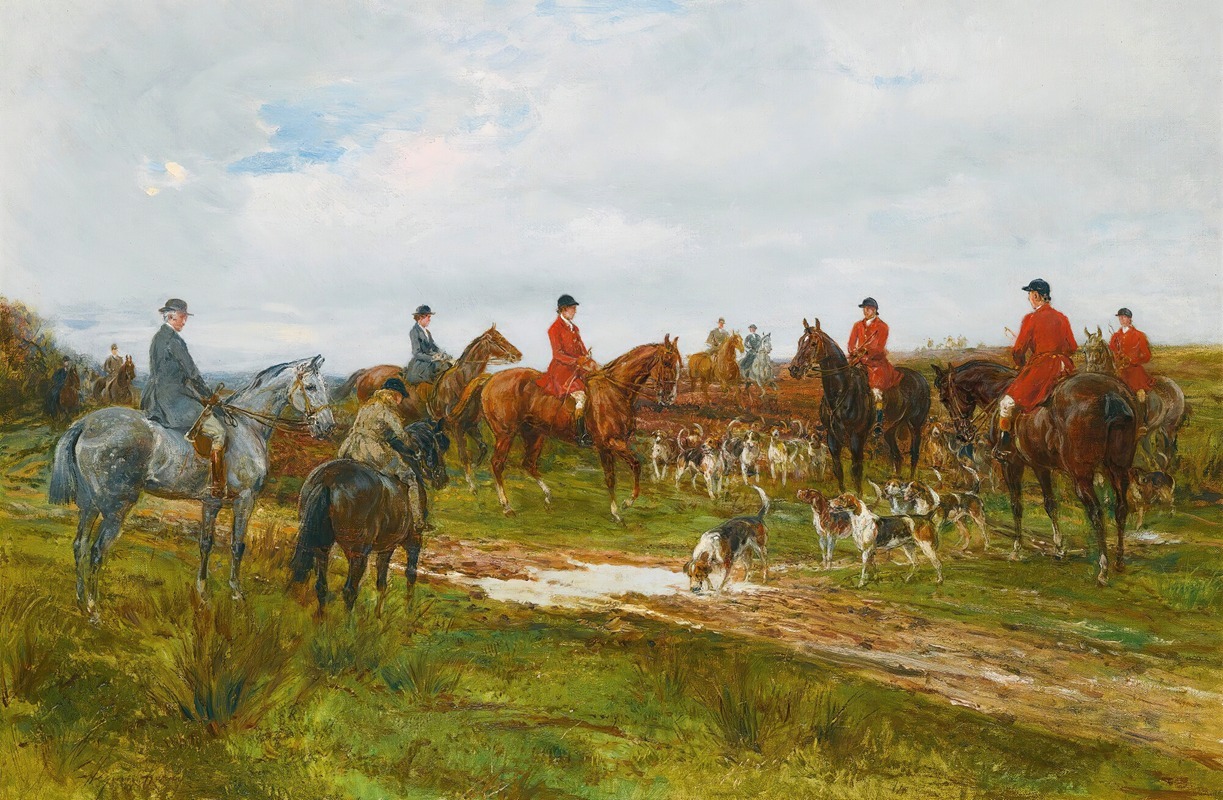 Heywood Hardy - Gathering For The Hunt