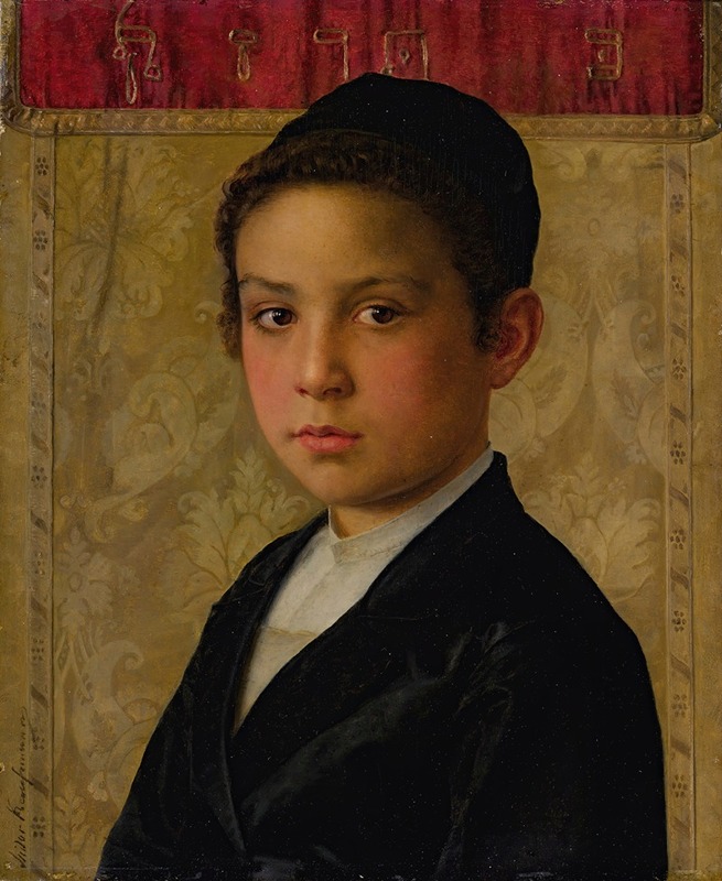 Isidor Kaufmann - Portrait of a boy