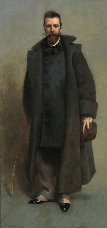 James Carroll Beckwith - Portrait of William Merritt Chase