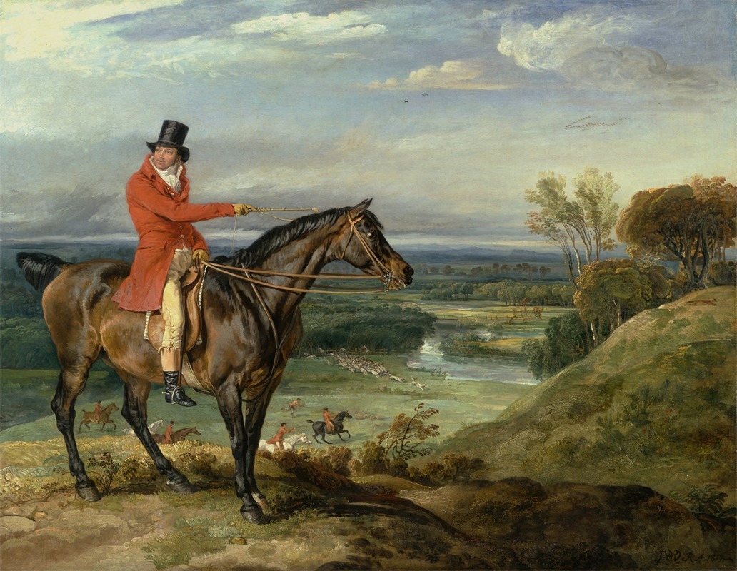 James Ward - Theophilus Levett and a Favorite Hunter