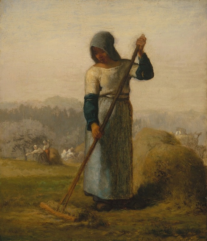 Jean-François Millet - Woman with a Rake