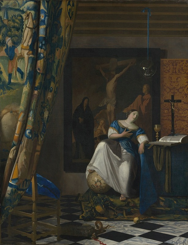Johannes Vermeer - Allegory of the Catholic Faith