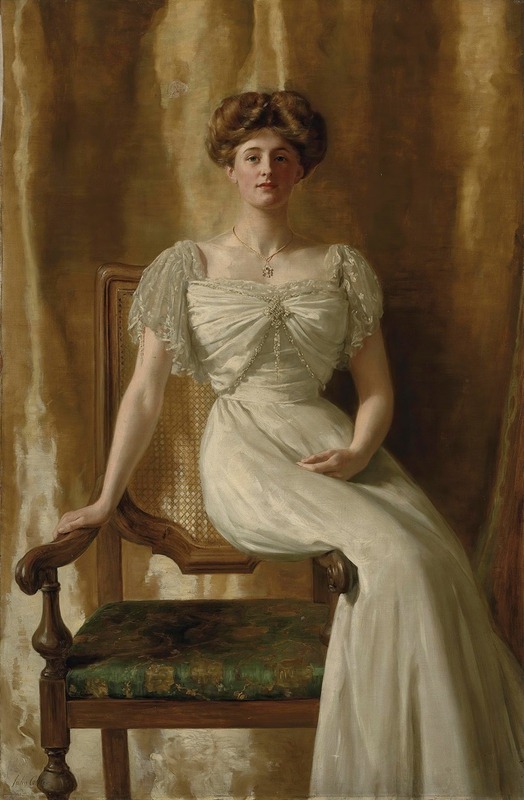 John Collier - Portrait of The Hon. Mrs Harold Ritchie