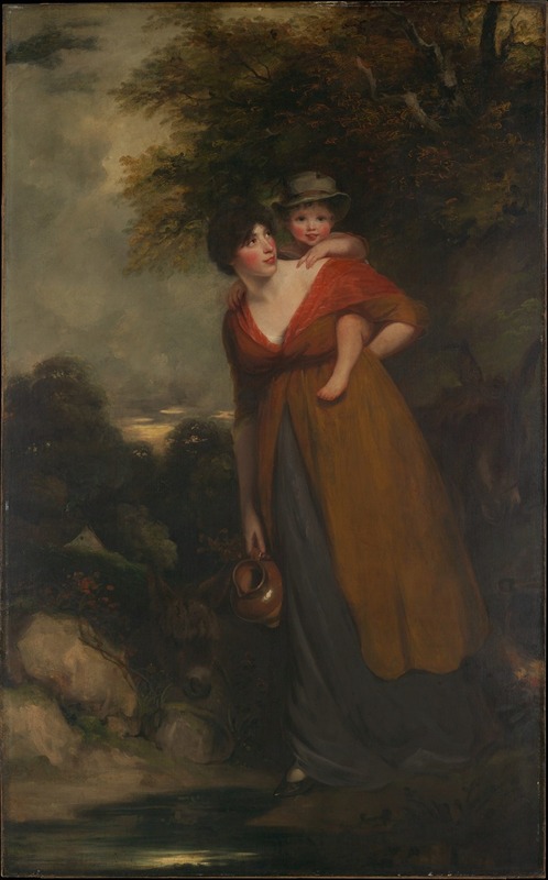 John Hoppner - Mrs. Richard Brinsley Sheridan (Hester Jane Ogle, 1775–1817) and Her Son (Charles Brinsley Sheridan, 1796–1843)
