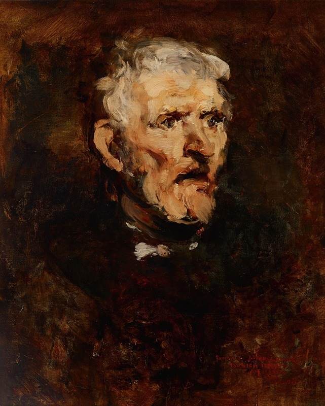 Joseph Frank Currier - Study of an Old Man