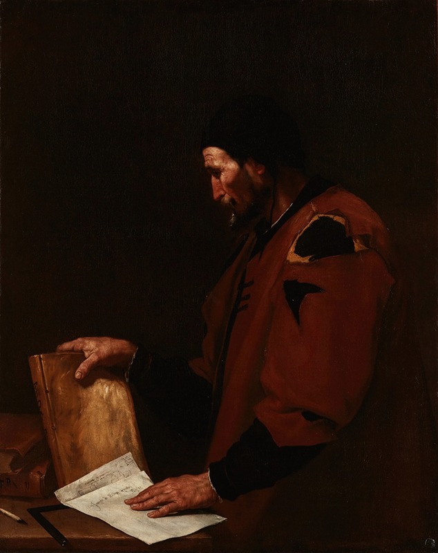 Jusepe de Ribera - A Philosopher, probably Euclid