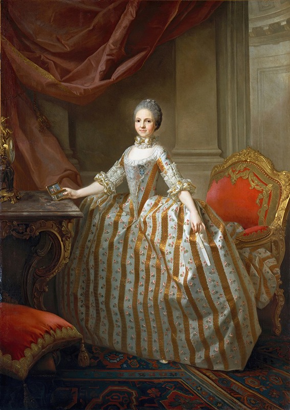 Laurent Pécheux - Maria Luisa of Parma (1751–1819), Later Queen of Spain