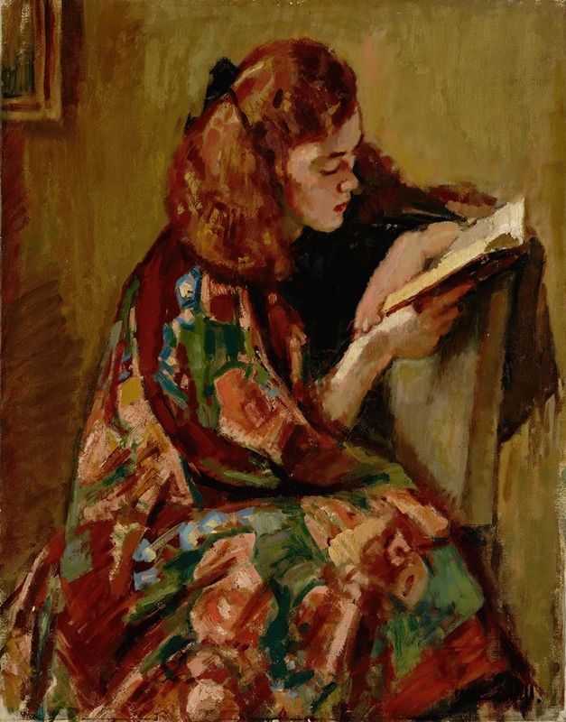 Magnus Enckell - Girl Reading