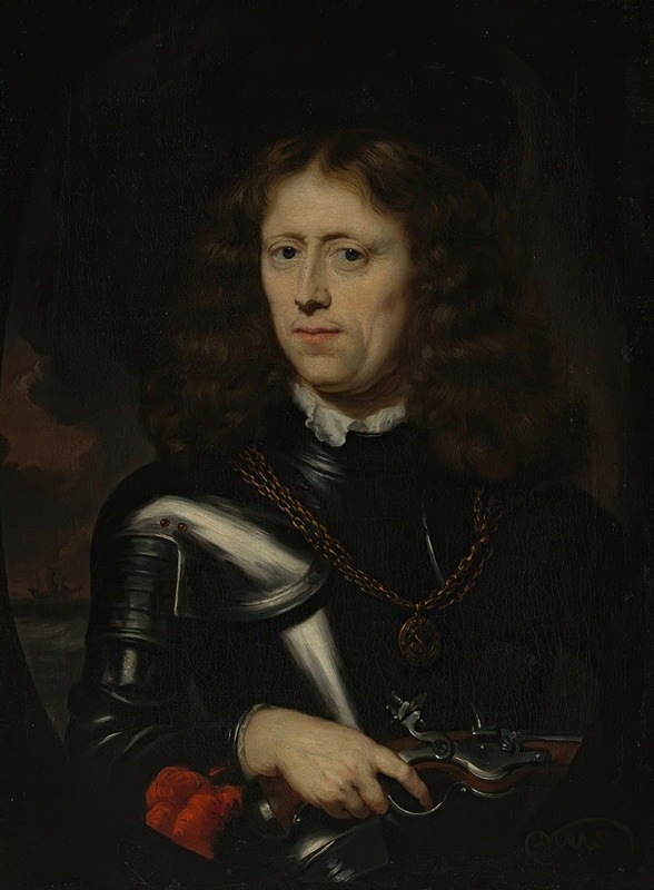 Nicolaes Maes - Admiral Jacob Binkes (born about 1640, died 1677)