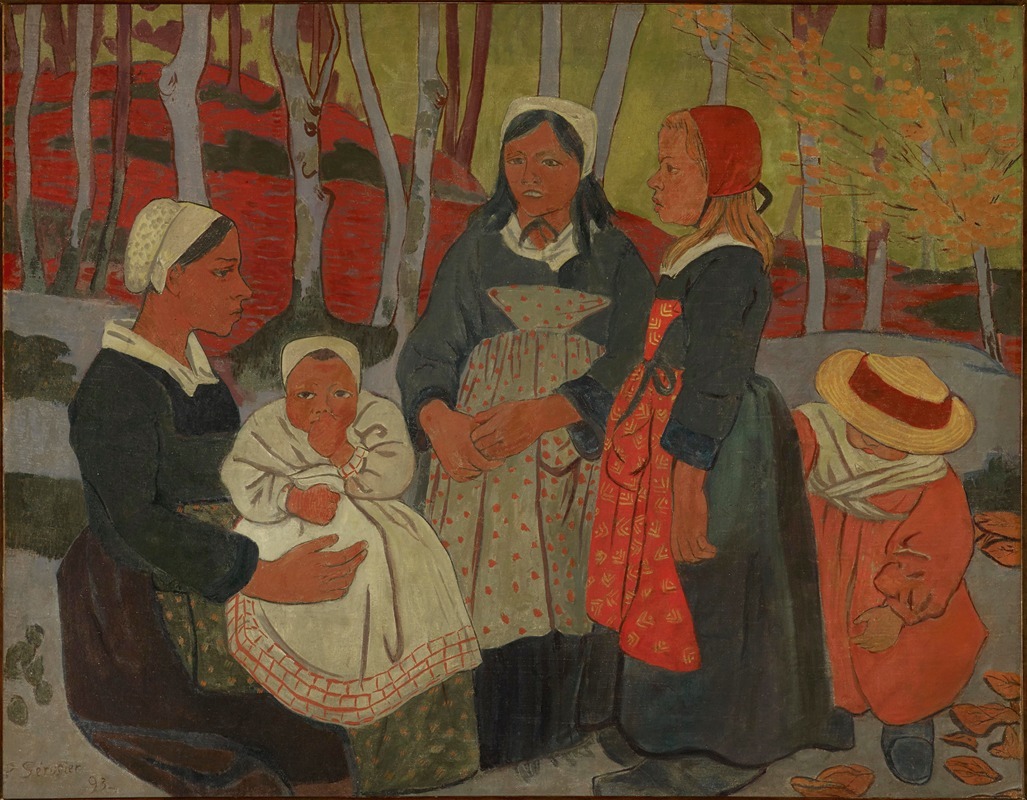 Paul Sérusier - Bretons in the Forest of Huelgoat
