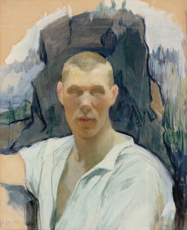Pekka Halonen - Self-Portrait