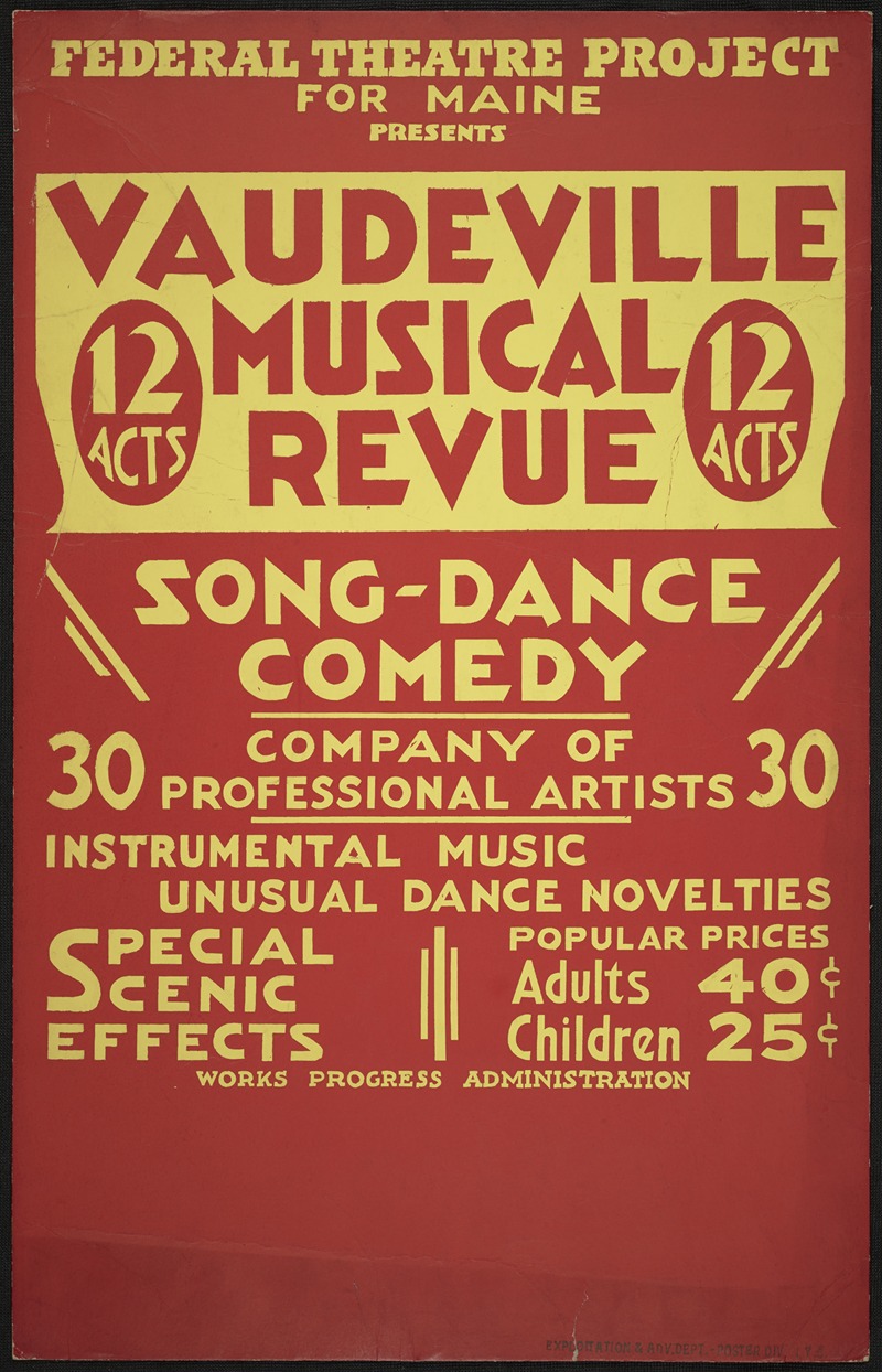 Anonymous - Vaudeville Revue