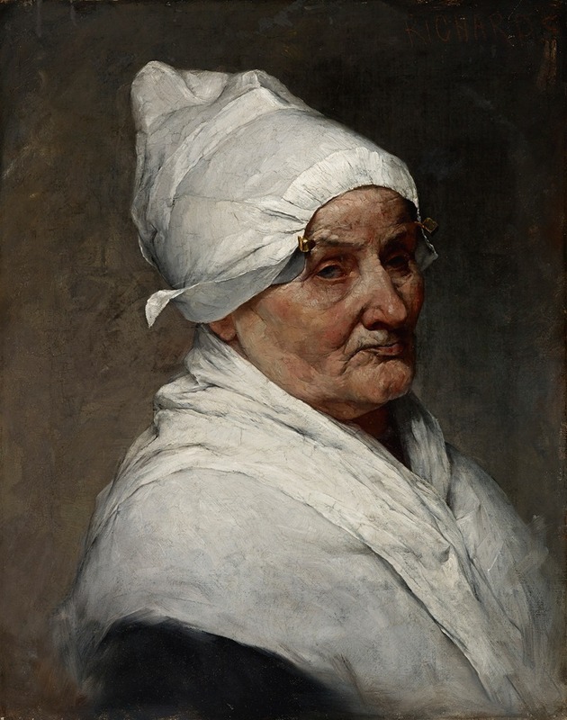 Samuel G. Richards - Old Peasant Woman