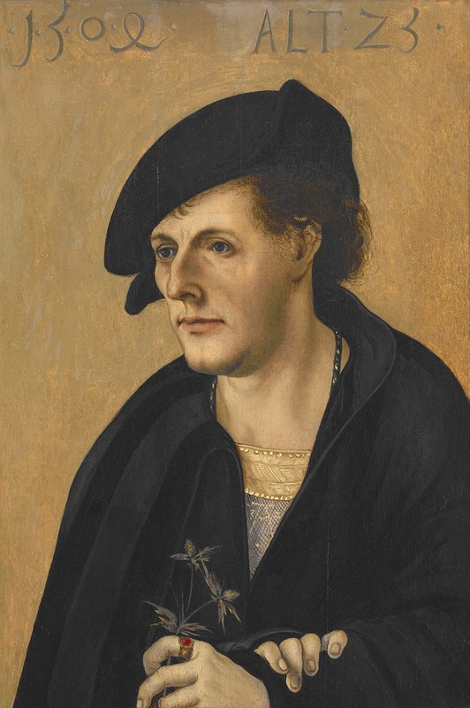 Hans Leonhard Schäufelein - Portrait of a Young Man Hans