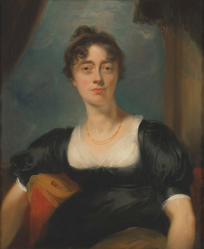 Sir Thomas Lawrence - Portrait of a lady, traditionally identified as Mrs Bevan