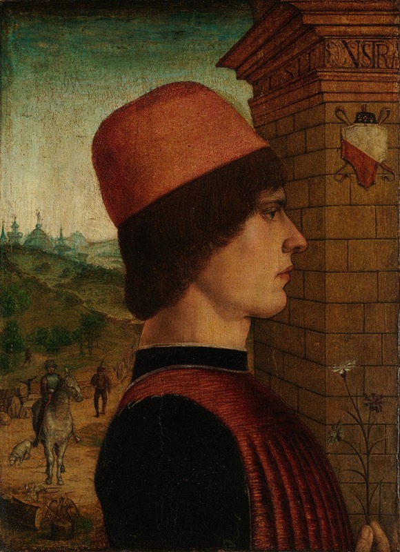 The Maestro delle Storie del Pane - Portrait of a Man, possibly Matteo di Sebastiano di Bernardino Gozzadini