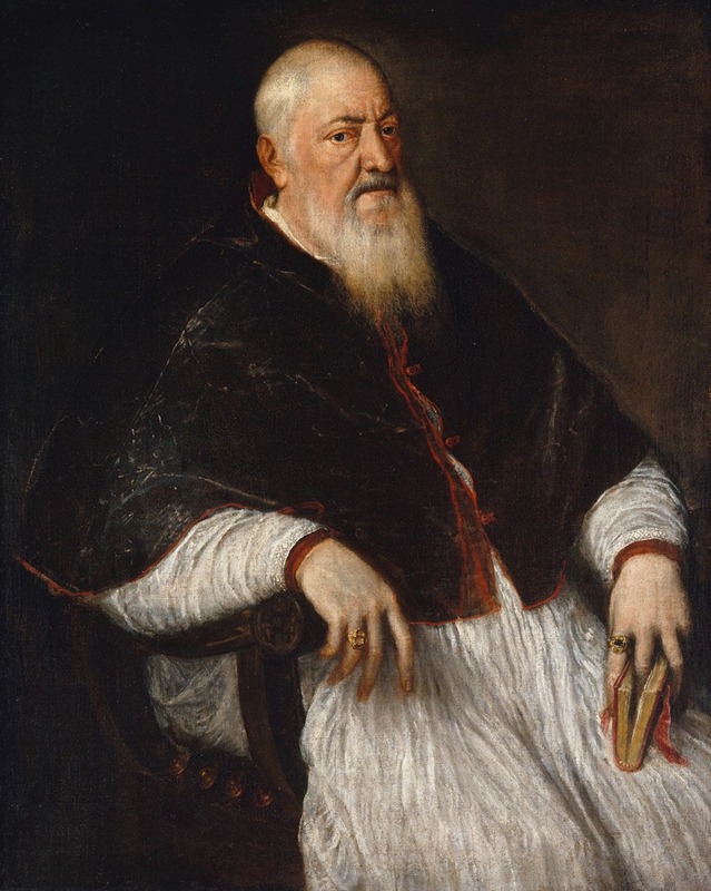 Titian - Filippo Archinto (born about 1500, died 1558), Archbishop of Milan
