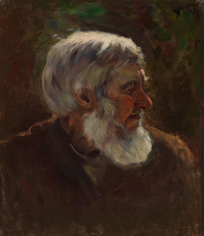 Torsten Wasastjerna - Old Man in Profile