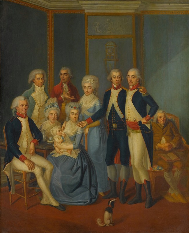Anonymous - Portrait of a Military Family