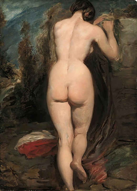 William Etty - Female nude, seen from behind