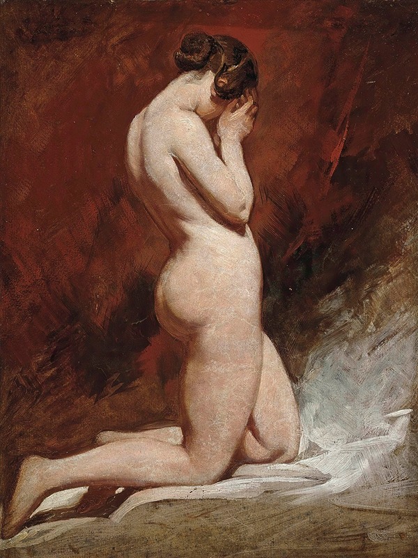 William Etty - Kneeling nude
