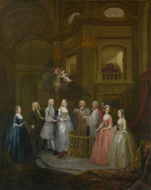 William Hogarth - The Wedding of Stephen Beckingham and Mary Cox
