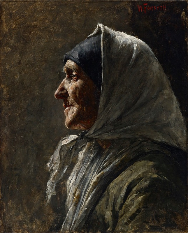 William J. Forsyth - Study Head (Old Woman)