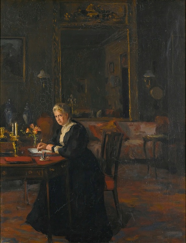 William Orpen - Portrait Interior; Louisa Caroline Elizabeth Hamilton
