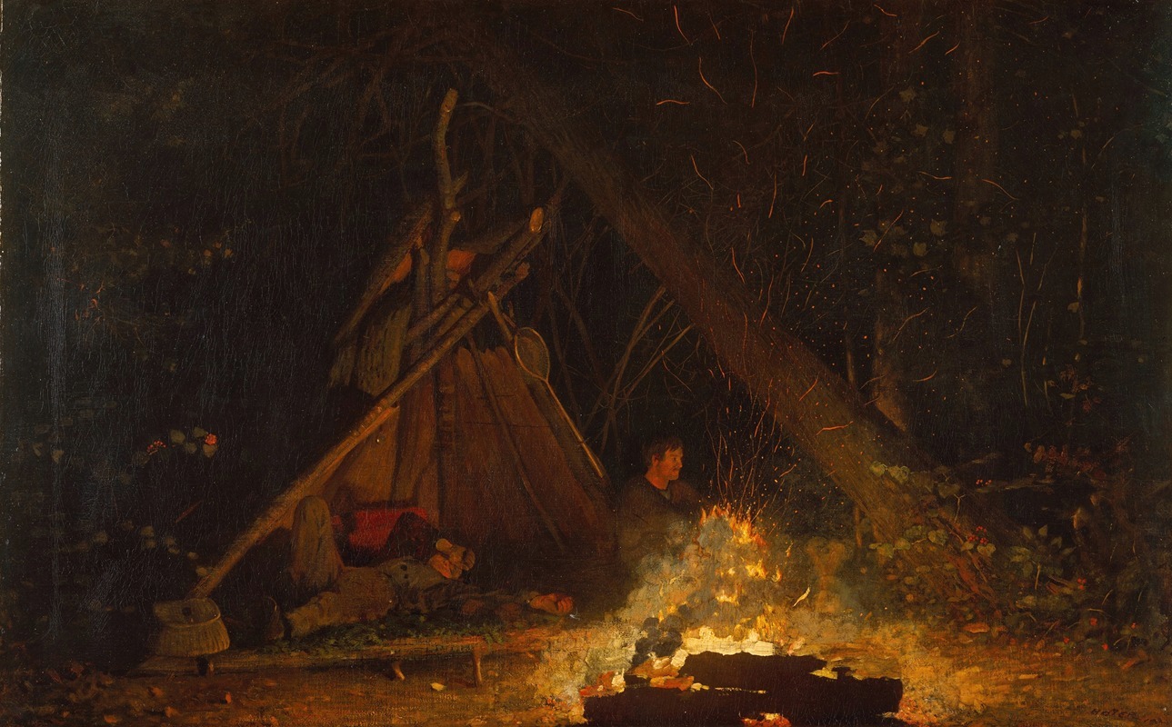 Winslow Homer - Camp Fire