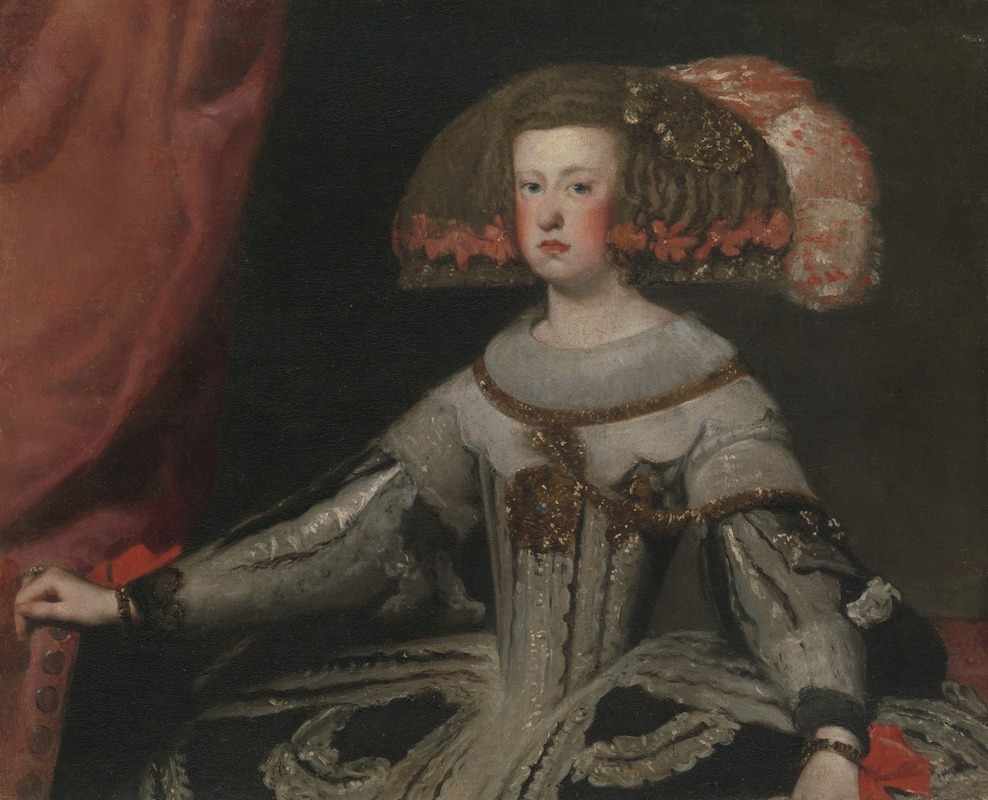Follower of Diego Velázquez - Mariana of Austria (1634–1696), Queen of Spain