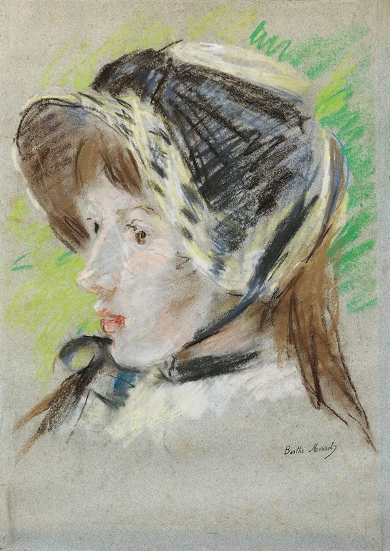 Berthe Morisot - Jeanne Pontillon À La Capeline