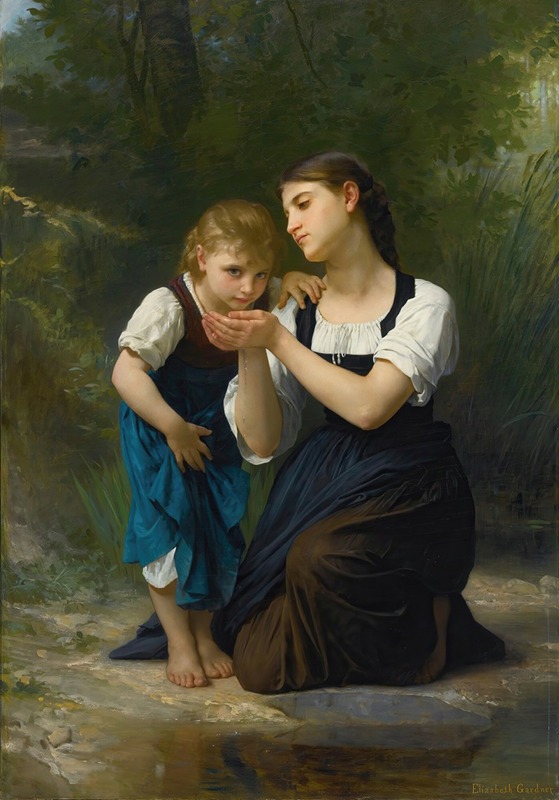 Elizabeth Jane Gardner Bouguereau - La Coupe Improvisée