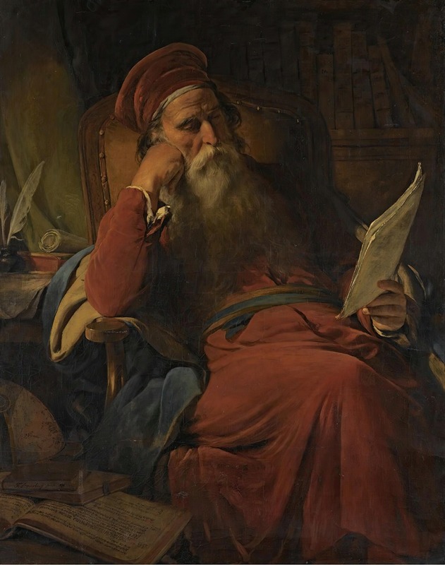 Friedrich von Amerling - Gelehrter In Seiner Studierstube (Scholar In His Study)