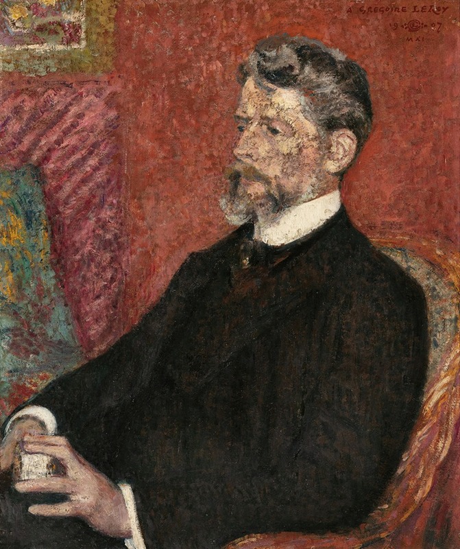 Georges Lemmen - Portrait Of Grégoire Le Roy (1862-1941)