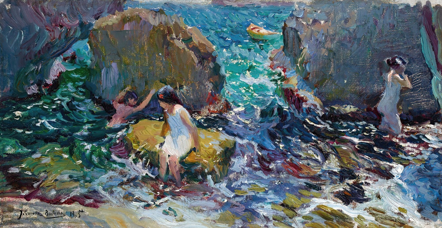 Joaquín Sorolla - Children On The Shore, Jávea