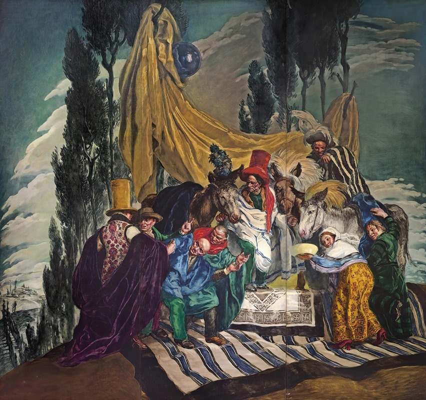 José María Sert - El Vendedor De Burros (The Donkey Seller)