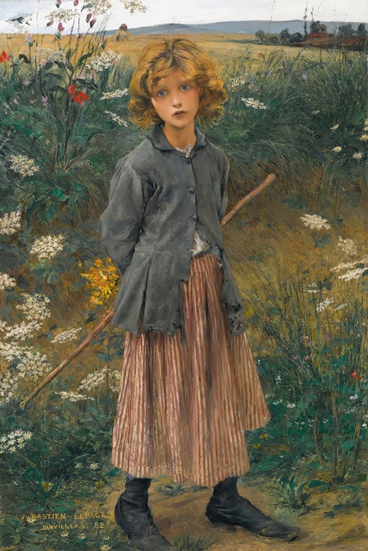 Jules Bastien-Lepage - Fleur Du Chemin (La Petite Bergère)