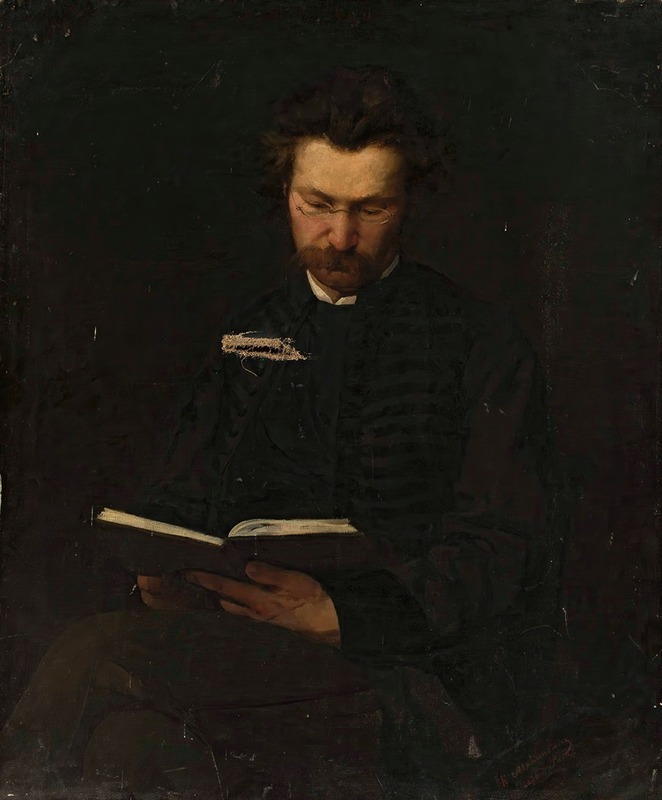 Kazimierz Alchimowicz - Portrait of Władysław Ciesielski (1845–1901), painter