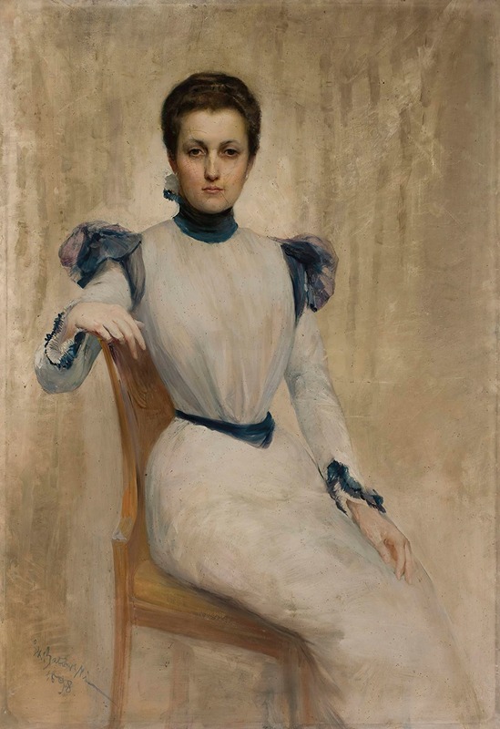 Stanisław Batowski-Kaczor - Portrait of a woman