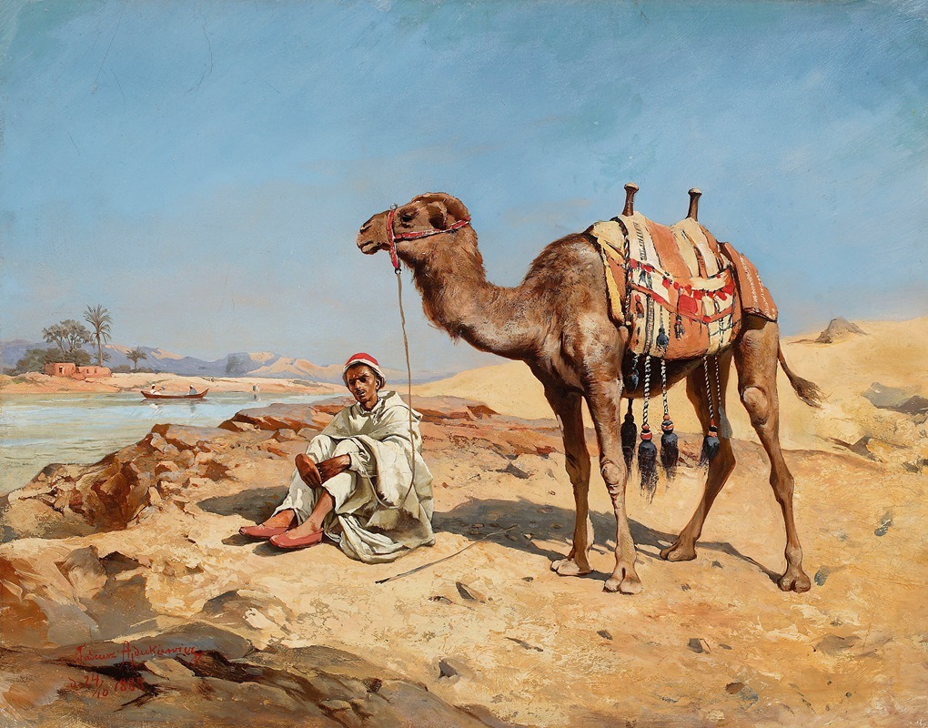 Tadeusz Ajdukiewicz - Arab in the desert