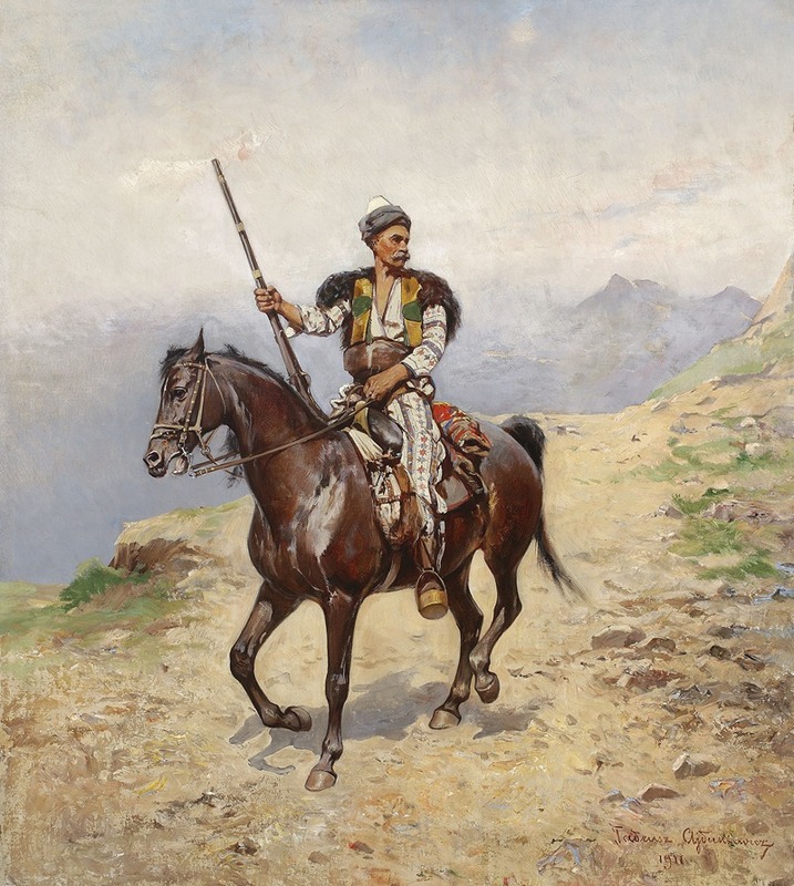 Tadeusz Ajdukiewicz - Eastern horseman