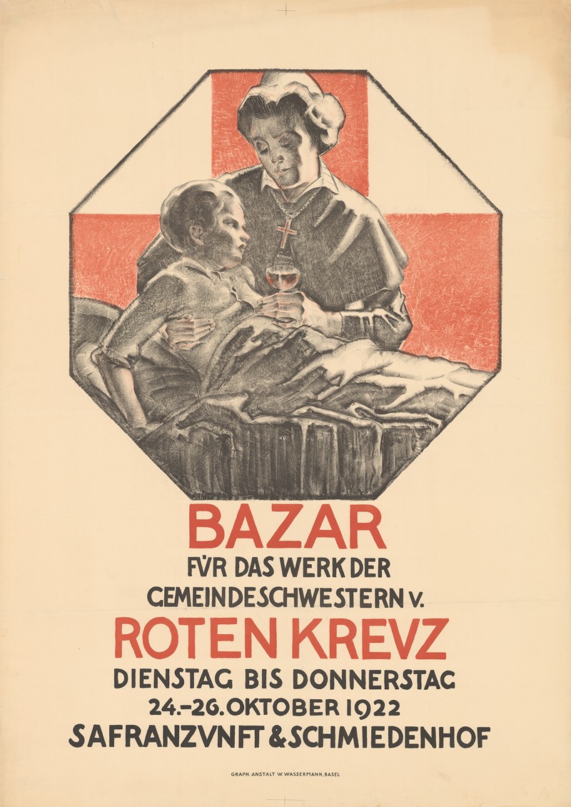 Burkhard Mangold - Bazar für das Werk der Gemeindeschwestern v. Roten Kreuz